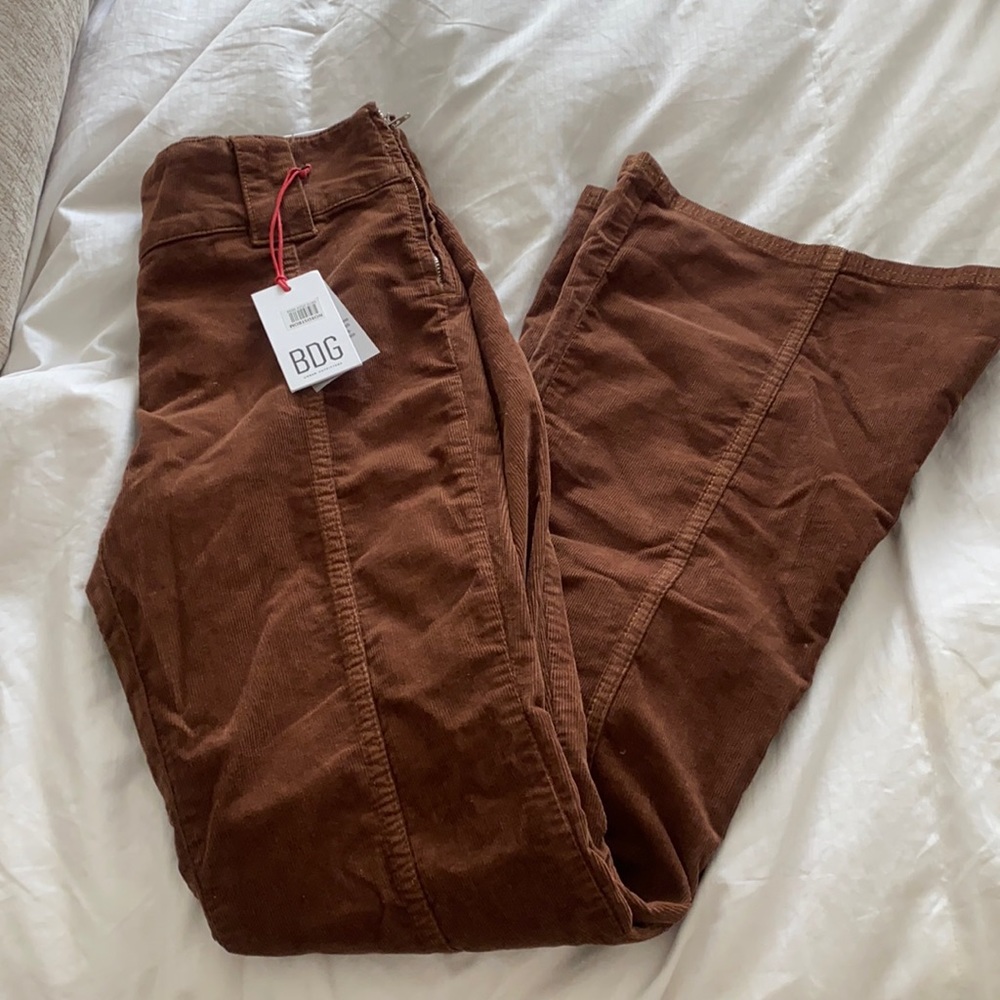 Super cute brown flare jeans